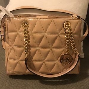 MICHAEL Michael Kors Bags - Michael Kors Susannah leather quilted small tote MICHAEL Michael Kors Bags - Michael Kors Susannah leather quilted small tote